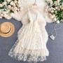 Imagem de Vestido Feminino Floral com Alças de Espaguete - Estilo Coreano para Festa e Praia