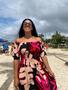 Imagem de Vestido Feminino Floral  Com Lastex Plus Size 