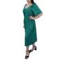 Imagem de Vestido Feminino Gatos e Atos Midi Viscose Verde - G1729