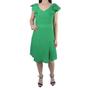 Imagem de Vestido Feminino Gatos e Atos Shantung Verde - G2333