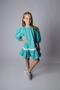 Imagem de Vestido Feminino infantil - Festas, casamento, formaturas Linda - Azul Turquesa