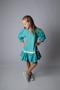 Imagem de Vestido Feminino infantil - Festas, casamento, formaturas Linda - Azul Turquesa