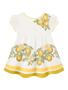 Imagem de Vestido feminino infantil  off white milon