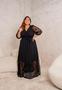 Imagem de Vestido Feminino Longo Plus Size Com Detalhe Em Renda