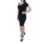 Imagem de Vestido Feminino Lunender Canelado Preto - 0046