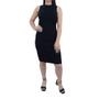 Imagem de Vestido Feminino Lunender Canelado Preto - 00474