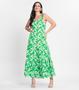 Imagem de Vestido Feminino Midi Estampado Select Verde