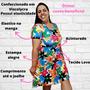 Imagem de Vestido Feminino Plus Size Curto Moda Evangélica Lançamento tamanho uni. 44/48