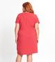 Imagem de Vestido Feminino Plus Size Secret Glam Vermelho