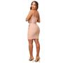 Imagem de Vestido Feminino sem alça Com Detalhe Lateral Tendência Fashion