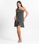 Imagem de Vestido Feminino Viscolycra Babados Bella Sangos Cinza