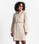 Imagem de Vestido Feminino Viscose Com Elastico Select Bege