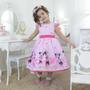 Imagem de Vestido festa infantil Minnie Rosa superluxo