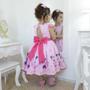 Imagem de Vestido festa infantil Minnie Rosa superluxo