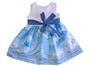 Imagem de Vestido Floral Azul Festa Infantil