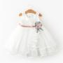 Imagem de Vestido Floral Casual de Verão para Meninas - Fantasia de Festa Infantil - Vestido Tutu de Princesa