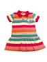 Imagem de Vestido Gola Polo Listrada Infantil Menina