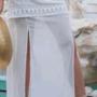Vestido Heloísa renda branco tule - PINK BELLA Imagem de Vestido Heloísa renda branco tule
