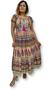 Imagem de Vestido Indiano Longo Ciganinha Plus Size com elástico 21282