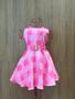 Imagem de Vestido Infantil Adulto Vintage Tal Mãe Tal Filha Moda Casual Evangélica Xadrez Junino Rosa