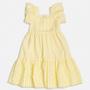 Imagem de Vestido Infantil Amarelo Xadrez em Vichy Momi