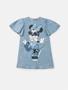 Imagem de Vestido Infantil Animê Verão Jeans Minnie com Strass Disney