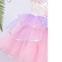 Imagem de Vestido Infantil Ballet Tutu Lantejoulas Rosa/Lilás