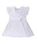 Imagem de Vestido Infantil Batizado de Algodão Texturizado - Anjos Baby