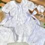 Imagem de Vestido infantil bebê renda renascença bordado batismo batizado dalila