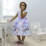 Imagem de Vestido infantil boneca Lol unicórnio arco-íris