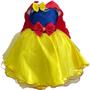 Imagem de Vestido Infantil Branca de Neve Aniversário Luxo com Capa