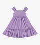 Imagem de Vestido Infantil Canelado Rovi Kids Roxo