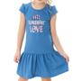 Imagem de Vestido Infantil Cotton Jeans Hrradinhos 13554