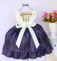 Imagem de Vestido Infantil Daminha Luxo Diversas Cores E Tiara