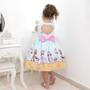 Imagem de Vestido infantil das bonecas Lol surprise glitter confetti azul