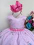 Imagem de Vestido Infantil Doces Doceria Confeitaria Rosa Luxo