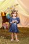 Imagem de Vestido Infantil  Em Jeans Poa - Tam. 4 - Gabriela Aquarela