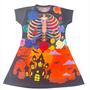 Imagem de Vestido Infantil Esqueleto Colorido
