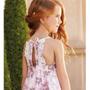 Imagem de Vestido Infantil Estampa de Rosas e Decote nas Costas com Renda - Infanti