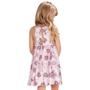 Imagem de Vestido Infantil Estampa de Rosas e Decote nas Costas com Renda - Infanti