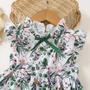 Imagem de Vestido Infantil Evasé Floral Sem Mangas - Tamanhos 1 a 6 Anos