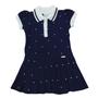 Imagem de Vestido infantil fem Noruega Azul Marinho e off