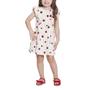 Imagem de Vestido Infantil Feminino Alakazoo Joaninha Branco - 37593