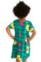 Imagem de Vestido Infantil Feminino Grid Flower - Ladoo