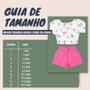 Imagem de Vestido Infantil Festa Menina Monica Com Florzinhas Algodão