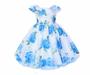 Imagem de Vestido Infantil Floral Festa Luxo E Tiara