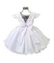 Imagem de Vestido Infantil Glitter Branco Brilho Noivinha Chic Rodado