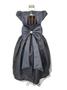 Imagem de Vestido Infantil Glitter Preto Longo Festa Fantasia Chic