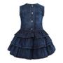 Imagem de Vestido Infantil Jeans 3 Marias Moda Menina