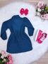 Imagem de Vestido Infantil Jeans Com Manga Longa Look Think Positive Super luxo festa 0010JN